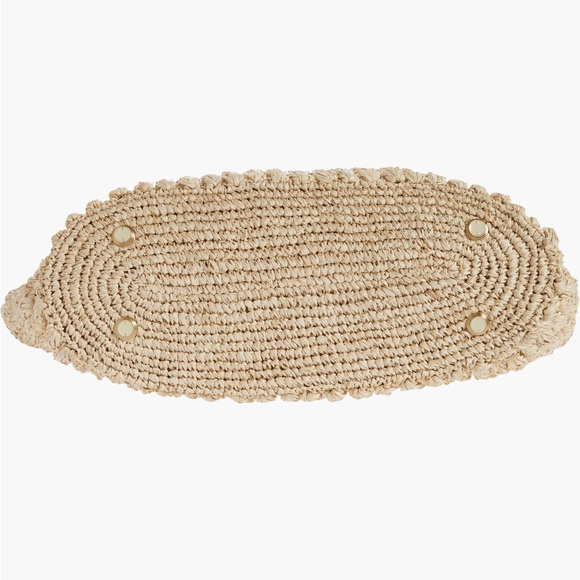 Cult Gaia Naima Tote Bag in Tan - textured bobble design with Chain Handle-NWOT - Picture 7 of 17